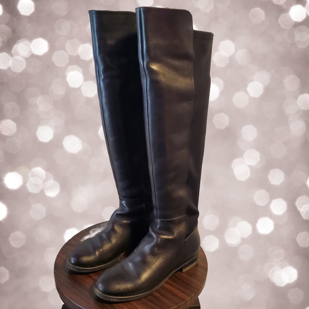 Aldo Black Knee-High Women's Boots - Size 7‎